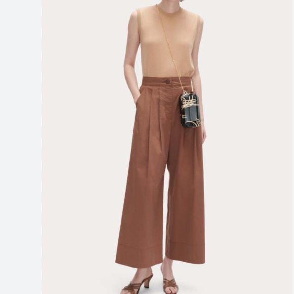 Rachel Comey Wide Leg Pants in Brown NWT - Picture 1 of 13